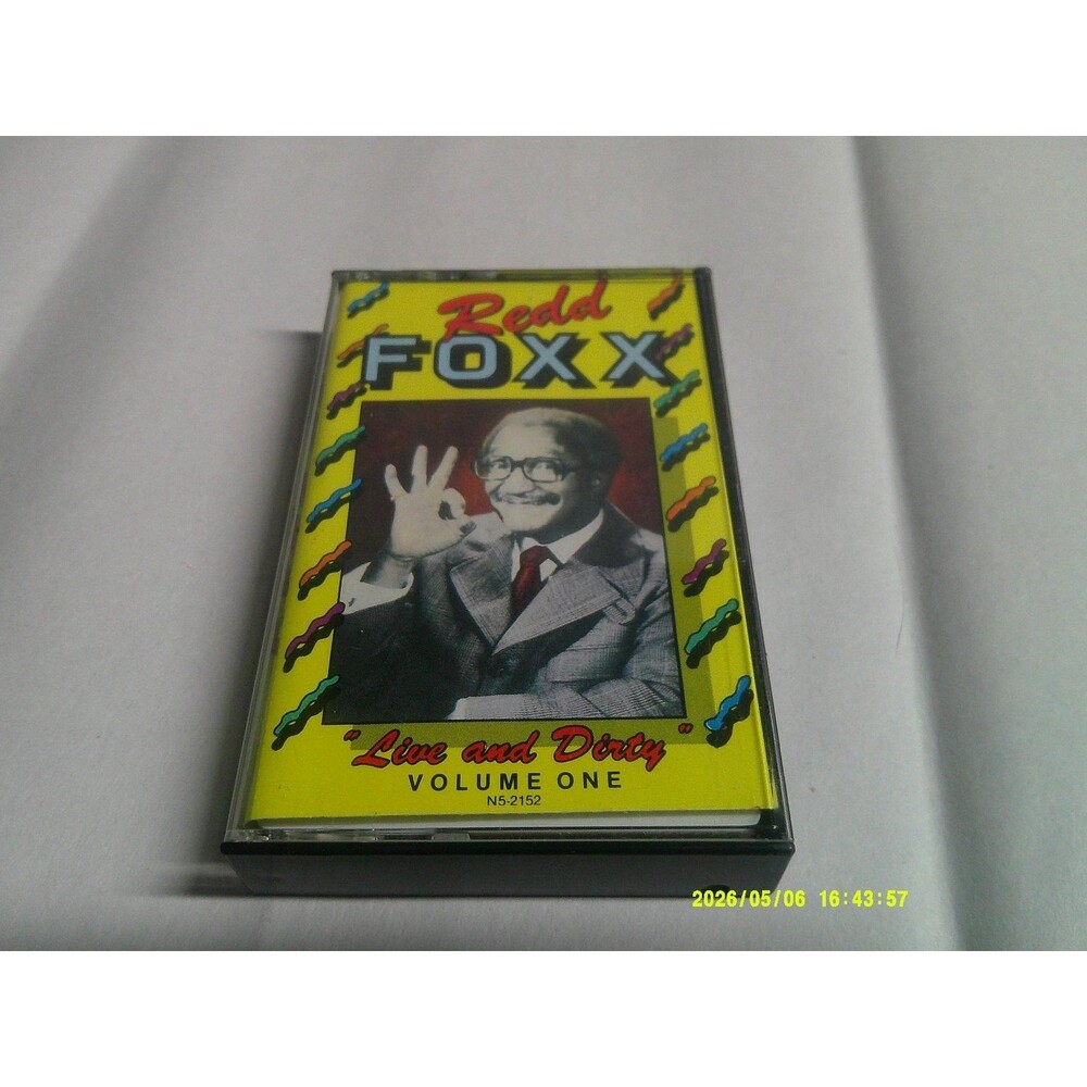 Redd Foxx Live and Dirty Volume One Cassette N5-2152 Comedy For Adults Only